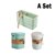 900ml Portable Healthy Material Lunch Box 3 Layer Wheat Straw Bento Boxes Microwave Dinnerware Food Storage Container Foodbox 8
